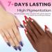 Modelones Nail Polish Set 6 Colors Color Changing Nail Polish Red Orange Pink Nail Polish Nail Varnish Finger Pink Nail Polish Manicure DIY Nail Art Salon Home For Women - Buy Online on GoSupps.com