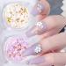 Pasotim 6 Boxes of 3D Light Changing Nail Flower Accessories with or Silver for DIY Art Decoration Supplies - Buy Online on GoSupps.com