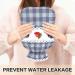 Naanle Plaid Strawberry Blueberry Transparent Hot Water Bottle - 1L Heating Therapy for Bed & Pain Relief | Ideal for Hands & Feet - Buy Online on GoSupps.com