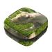 HomeDecorZone Animal Cow Cattle Grass Sanitary Napkin Storage Bag Menstrual Cup Pouch Small Makeup Sanitary Pads Organizer Small Portable Large Capacity for Girls Multicoloured 15