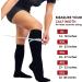 BAMS Plus Size Compression Socks Wide Calf XXL XXXL - Black XX-Large | Graduated Bamboo Knee-High Support - Buy Online on GoSupps.com