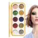 Makeup Palettes - 10 Shades Eye Shadow Pallets for Women | Matte Shimmer Eyeshadow Pallet Long Lasting Make up Eye Shadows Cosmetics Kit for Women Proidl 01# Glitter Plate