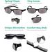 Eyekepper 5-Pack Vintage Men's Reading Glasses with Spring Hinge & Grey Lenses - Stylish & Comfortable International Shipping - Buy Online on GoSupps.com