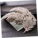 FRCOLOR Bridal Hair Accessories hair comb bridal hair comb rhinestone headpiece silver headpiece bridal headpiece headpiece rhinestone hair comb hair side combs bride Korean Comb - Buy Online on GoSupps.com