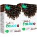 Vegetal Safe Hair Color - Dark Brown 100gm - Certified Organic Chemical and Allergy Free Bio Natural Hair Color with No Ammonia Formula for Men & Women (Pack of 2) Dark Brown 7.05 Ounce (Pack of 1)