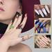 BUDOCI 120 Pcs Nail Stencils - Self-Adhesive Modelling Forms for Gel & Artificial Nail Extensions - International Shipping Available - Buy Online on GoSupps.com