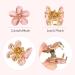Buy 10 Mini Diamond Flower Hair Clips - Elegant Pink Hair Jewelry for Women & Girls | Perfect for Everyday & Special Occasions - Buy Online on GoSupps.com
