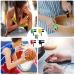 5Pcs Soft Fabric Trigger Finger Splint Set | Thumb & Finger Brace for Broken Finger & Arthritis | Index Pinky Finger Straightener | 5 Colors Available - Buy Online on GoSupps.com