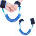 2 PCs children leash children's leash 2.5 million anti-lost wrist belt leash for children 360 rotation elastic wire rope fashion & comfort for trip outdoor (blue)