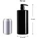 Youngever 4-Set 1L Pump Dispenser Bottles for Shampoo & Lotion | Reusable Plastic Soap Dispenser - Black - Buy Online on GoSupps.com