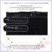 Vivien Wire Real Hair Extensions - 80g 14 Inch Remy Black Hair Grossing Extensions with Wire #1 for Effortless Length and Volume - Buy Online on GoSupps.com