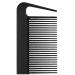 Dosso Beauty Carbon Fiber Rat Tail Comb - Metal End Styling Comb (Black) - Buy Online on GoSupps.com