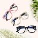 Buy EASY READ 3 Pairs Women's Reading Glasses - Blue Light Blocking Anti-UV Spring Hinge - Black Pink Beige 2.0x - Buy Online on GoSupps.com