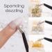 Buy Hoinco 12 PCs Metallic Gold & Silver Nail Art Foil Flakes - 2 Boxes Festival DIY Accessories - International Shipping Available - Buy Online on GoSupps.com