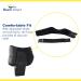 Brace Direct Plantar Fasciitis Day Splint - Adjustable Ankle Brace for Arch Support & Foot Pain Relief | Ideal Fit S-M - Buy Online on GoSupps.com