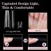 Clear Nail Tips Set EARLMONI 120 Pieces Acrylic Nail Tips 12 Sizes Soft Gel False Nails with Glue Nail Extension kit for Nail DIY - Buy Online on GoSupps.com