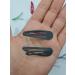 6 PCS Grey Metal Snap Hair Clips - 5CM Long | Hair Grip Pins - Buy Online on GoSupps.com