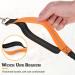 Ultimate Jogging Leash for Large & Medium Dogs | Pile Belt & Double Handle | Retractable Waist Belt - Orange - Buy Online on GoSupps.com