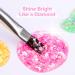 Noirwhite Glitter Gel Nail Polish Set -12 Colors Sparkle Aurora Sequins Gel Polish Resplendent Neon Colorful Trendy Translucent Glitter Solid Nail Polish Kit Pink Gold White Blue Green Soak Off UV LED Solid Gel Nail Polish for Home DIY Manicure Nail Salon - Buy Online on GoSupps.com