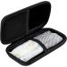 Tampon Storage Bag Black - Pack of 2 Organizer Pouch for Feminine Products | Portable Period Bags for Women - 6.3*3.3*1.2inches - Buy Online on GoSupps.com