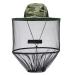 Beekeeping Beekeeper Folding Hat Mask Face Mesh Net Anti-mosquito Fishing and Camping Mosquito Netting Hat Mosquito Hat with Net Mesh Bee Bug Insect Fly Mask Cap Hat (Camouflage Green)