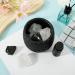 Passive Essential Oil Diffuser - Non-Electric Portable Reusable Aroma Diffuser for Home & Office - Elegant Black Design (9.2x9.2x7.1cm - Buy Online on GoSupps.com