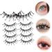 Angoily 5 Pairs Diamond Eyelashes False Eyelash Women Fake Lash Decor Christmas Lashes Asian Decor Girls Lashes Colored Lash Clusters Fake Eyelashes Fluffy Miss Fiber Transparent Line - Buy Online on GoSupps.com