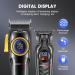 HIENA PRO Professional Hair Clipper and Trimmer Set Cordless Hair Clippers Set for Men Electric Barber Clipper Trimmer Full Kit USB Rechargeable T-Blade Zero Gap Hair Trimmer with LED Display - Buy Online on GoSupps.com