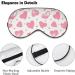 Cute Drawing Heart Sleep Mask for Women | Soft Light-Blocking Eye Cover with Adjustable Strap - Ideal Sleep Masks - Buy Online on GoSupps.com