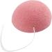 Konjac Konnyaku Fiber Face Sponge Puff with Bamboo Charcoal - Exfoliating Loofah for Gentle Face Cleansing - Buy Online on GoSupps.com