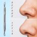 The Body Tools Professional Blackheads Whiteheads Remover Extractor Facial Tool -Flat and Round Stainless Steel Wired Ends - Polished Round Edges Reduce Pain Easy to Use - Buy Online on GoSupps.com