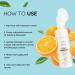 AlZIBA CARES Vitamin C Foaming Face Wash with Orange Peel & Raspberry | Includes Soft Silicon Face Brush | Skin Brightening Cleanser for Men & Women | 150ml - Buy Online on GoSupps.com