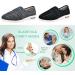 Extra Wide Fit Shoes for Swollen Feet - Women's Winter Adjustable Non-Slip Diabetic House Shoes Comfortable Indoor/Outdoor Footwear for Elderly - Size 10.5 Black - Buy Online on GoSupps.com