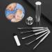 7-in-1 Stainless Steel Ear Cleaner Set Safe & Effective Ear Wax Remover Tools for Adults & Children with Protective Case - Buy Online on GoSupps.com