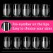 Soft Gel Nail Tips Square - 550 Pcs Clear Full Cover Tips for Salon & DIY Nail Art - Buy Online on GoSupps.com
