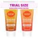 Lume Whole Body Deodorant - Mini Travel Size Invisible Cream Tube - Trial Size - 72 Hour Odor Control - Doctor Developed - Aluminum & Baking Soda Free - .5oz (2 Pk) (Toasted Coconut & Clean Tangerine)