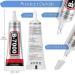 B7000 Glue | 2 x 25 ML Clear Liquid Adhesive for Rhinestone Crafts & Cell Phone Repair - Buy Online on GoSupps.com