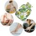 NAANLE Watercolor Heat Bottle - 2L Transparent Hot Water Bottle with Palm Leaf & Avocado | Large Hand & Foot Warmer for Pain Relief & Therapy - Buy Online on GoSupps.com