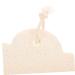 Beavorty Flower Shaped Cotton Loofah Sponge for Exfoliating Body - Light Yellow 13x13cm - Buy Online on GoSupps.com