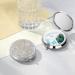 Shiny Diamonds Pill Box - Travel 3 Compartment Organizer for Vitamins Fish Oils & Supplements | Ideal Medicine Storage Solution - Buy Online on GoSupps.com