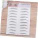 Housoutil 2pcs 3d Eyebrow Stickers Imitation False Eyebrow Stencils Transfer Stickers Eyebrow Trimming 6d - Buy Online on GoSupps.com