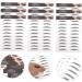 PLAFOPE Black Eyebrows 10pcs Imitation Eco Eyebrow Sticker Stickers Water Transfer Eyebrow Sticker Eyebrow Lines 6d - Buy Online on GoSupps.com