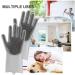 Voarge Silicone Gloves - Antibacterial Cleaning Brush & Wash Scrubber for Kitchen Dishes Bathroom & Car Wash (Gray) - Buy Online on GoSupps.com