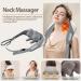 Danlikt Neck Massager - Rechargeable 5D Massage Device with Heat for Neck Back Shoulder & Leg - White - Buy Online on GoSupps.com