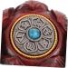 Miniature Lotus Figure Massager Rollerball | Homsfou Auto-Decor Hand Exercise Plate | Vintage B ro Decoration | 3.2x2.7cm Wooden Ornament - Buy Online on GoSupps.com