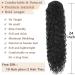 Dark Brown 24 Drawstring Curly Ponytail Extension | Synthetic Clip-In Hair Extensions - 24 Inch 4 - Buy Online on GoSupps.com