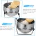 Premium Stainless Steel Shaving Brush Set for Men - 11.2x8.1cm | Metal Cleaning Brush | Available in Various Colors - Buy Online on GoSupps.com