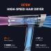 Fentgo High Speed Ionic Hair Dryer - 1875W Professional Blow Dryer with Diffuser | Lightweight & Fast Drying for Women & Men - 110 000 RPM AC Motor - Buy Online on GoSupps.com