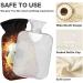 Naanle Flamy Soccer Football Hot Water Bottle - 1L Transparent Heat Bottle for Bed Hand & Feet Warmer | Pain Relief & Heat Therapy - Buy Online on GoSupps.com