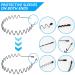 6 pieces wave metal headband metal headband unisex spring wave hair band men's headband non-slip elastic headband multiple styles for sports fitness daily make-up - Buy Online on GoSupps.com